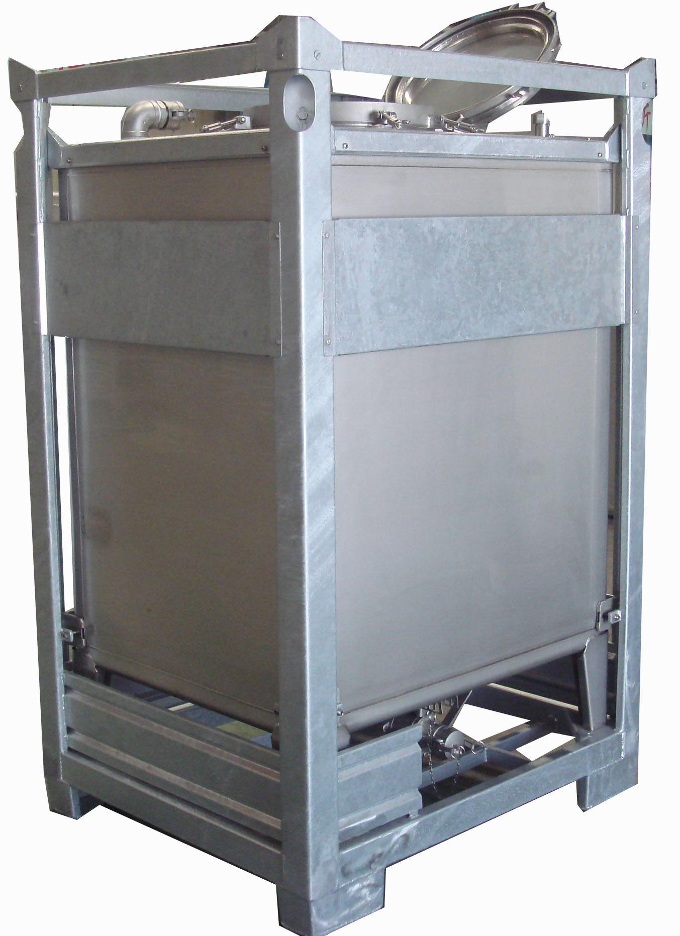 PLT-263-Stainless Steel Square IBC for Dangerous Liquids