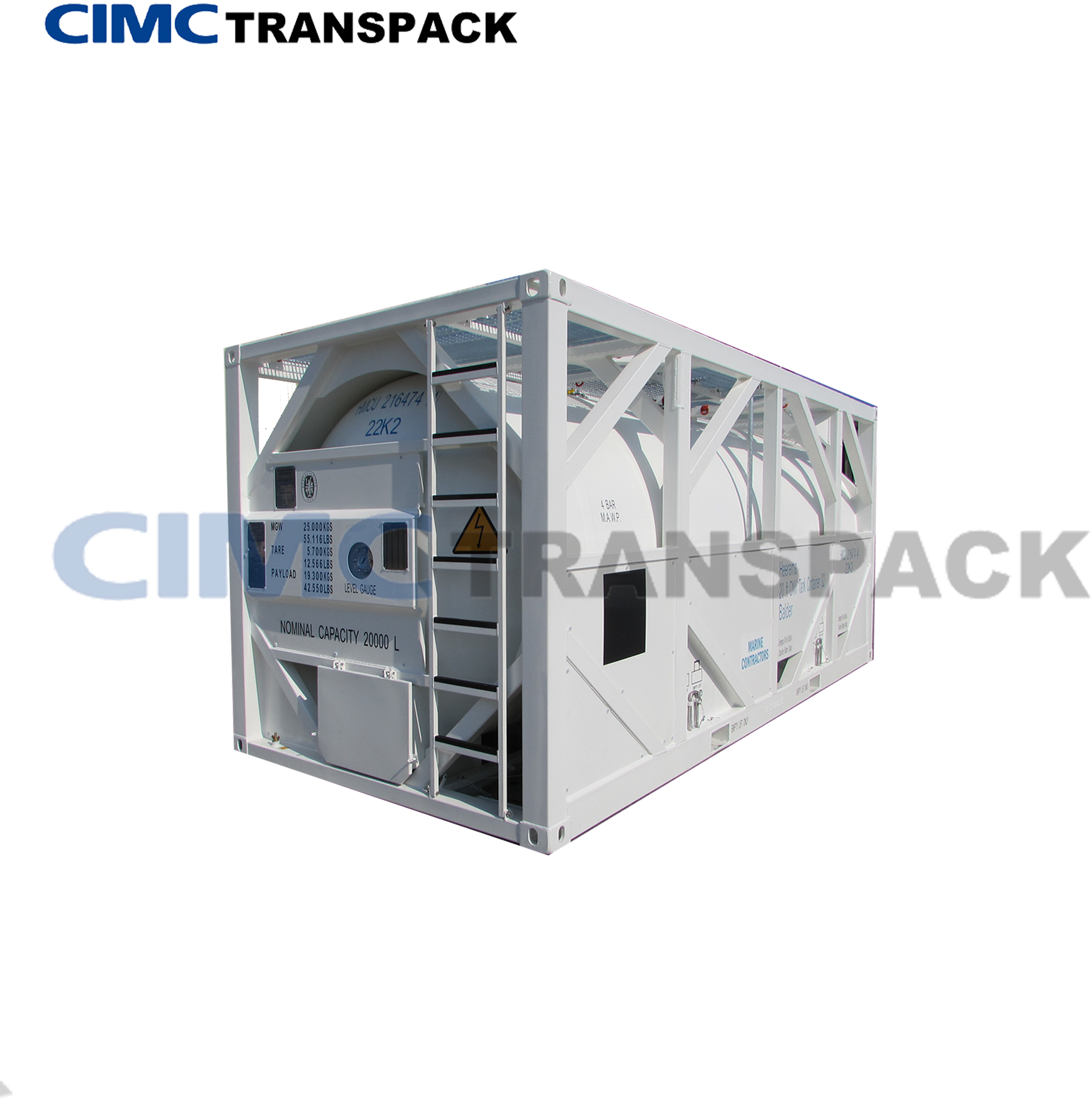 20FT 20000L Horizontal Offshore Tank